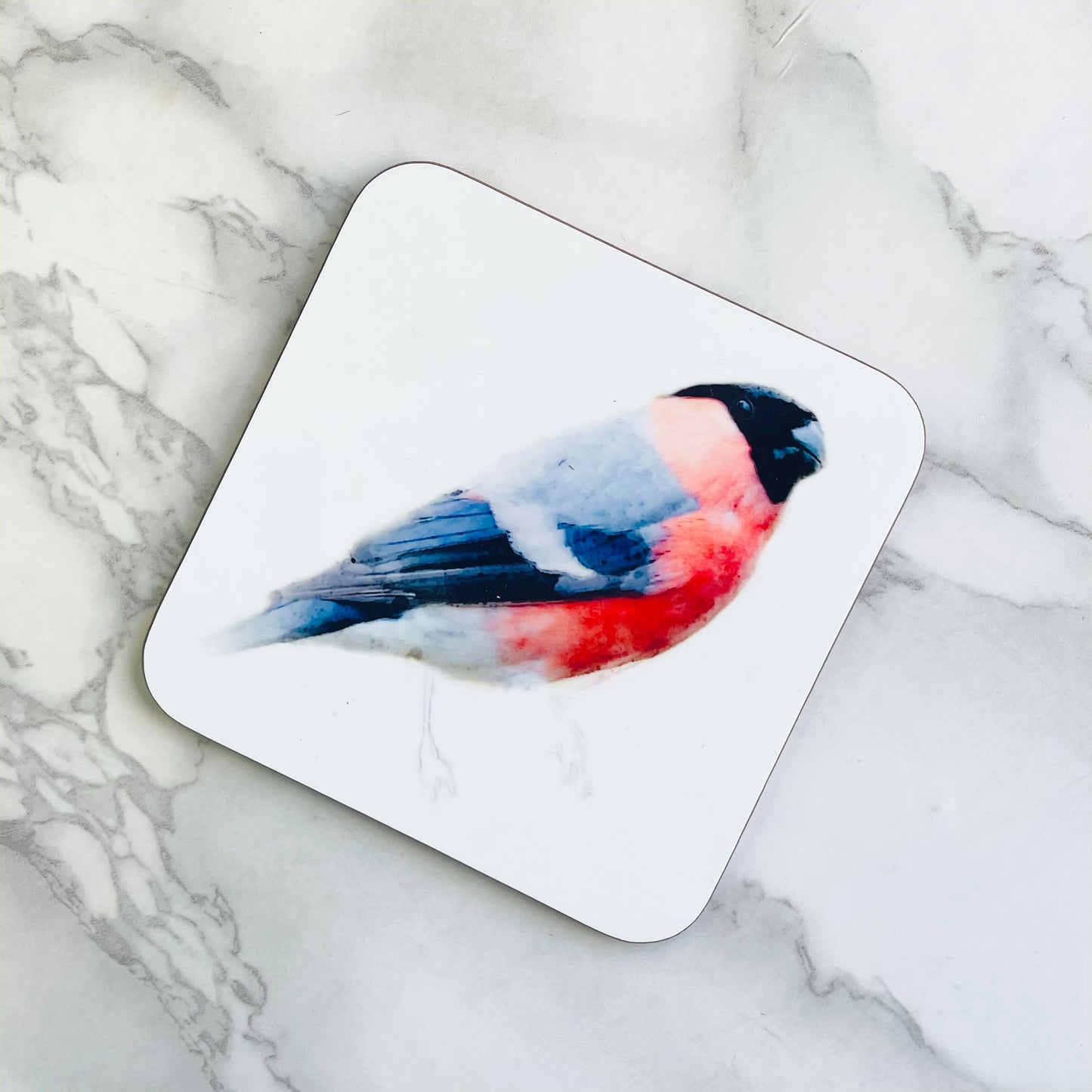 Bullfinch Bird Coffee Mug & Coaster Gift Set