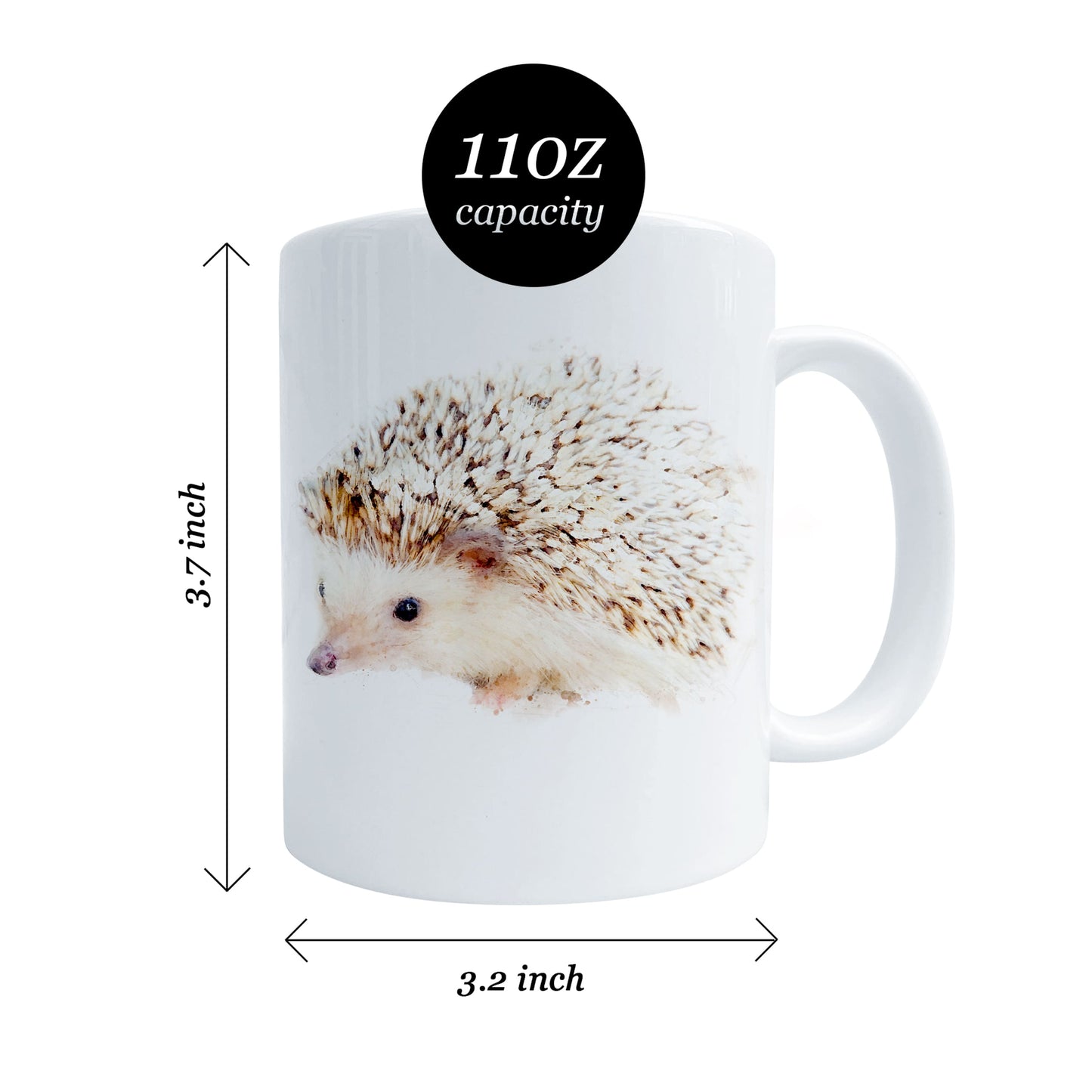 Custom Name Hedgehog Mug