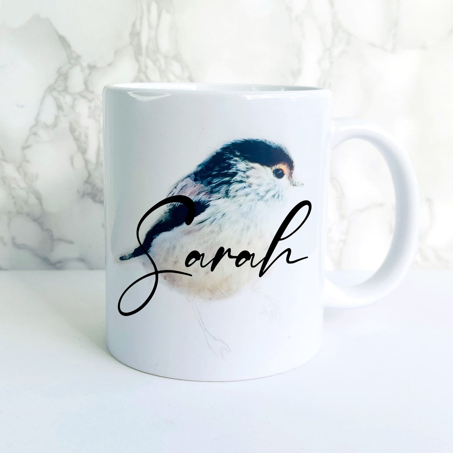 Long-Tailed Tit Bird Art Mug