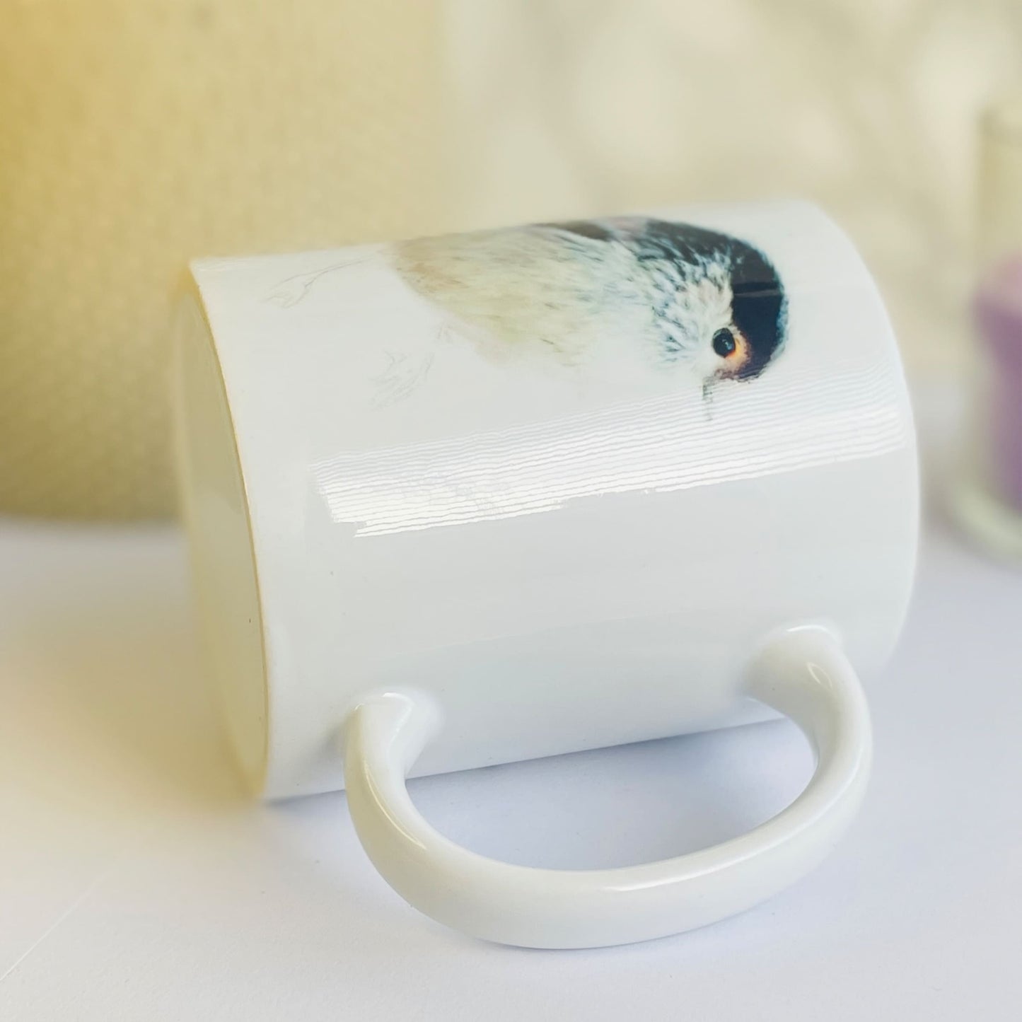 Long-Tailed Tit Bird Art Mug