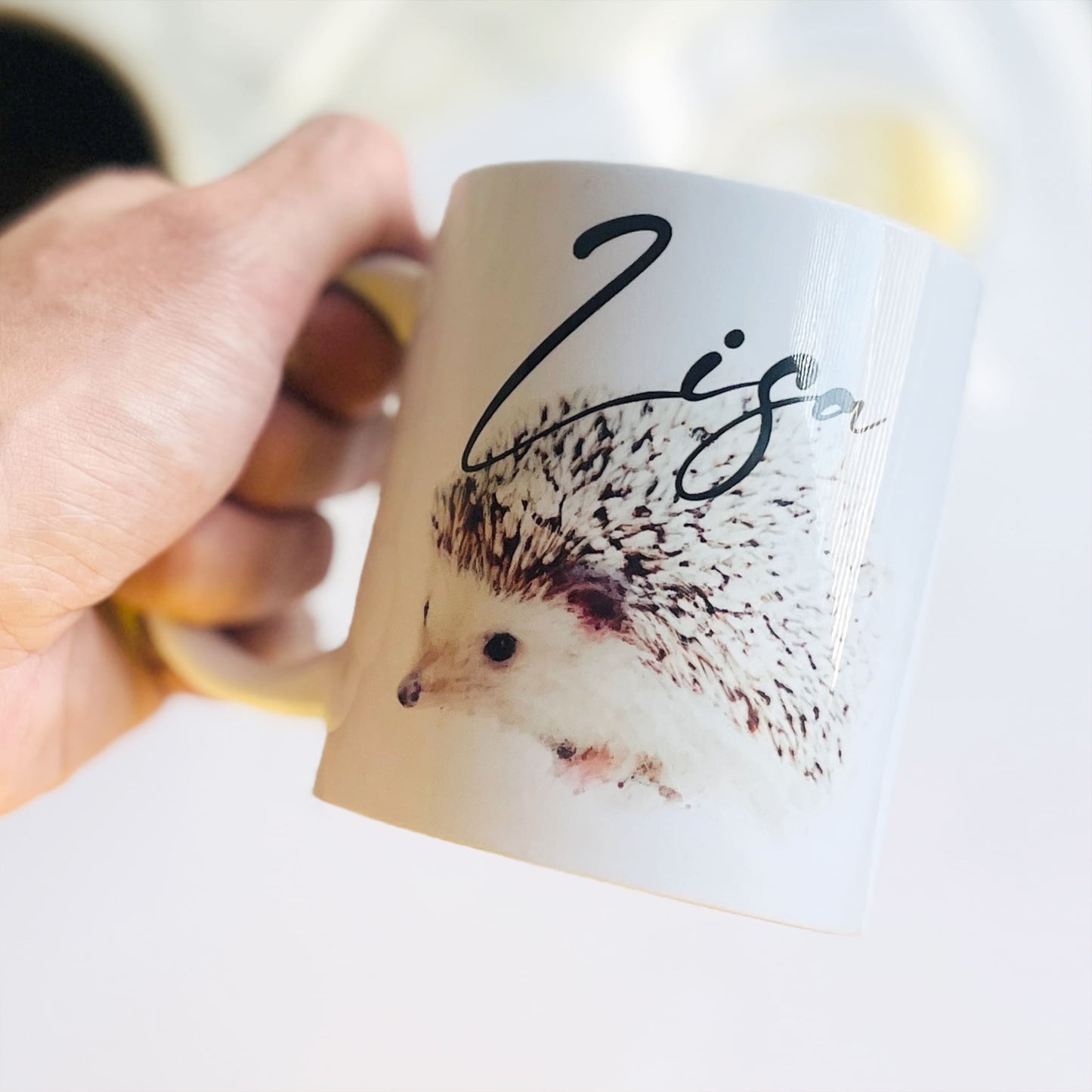 Custom Name Hedgehog Mug