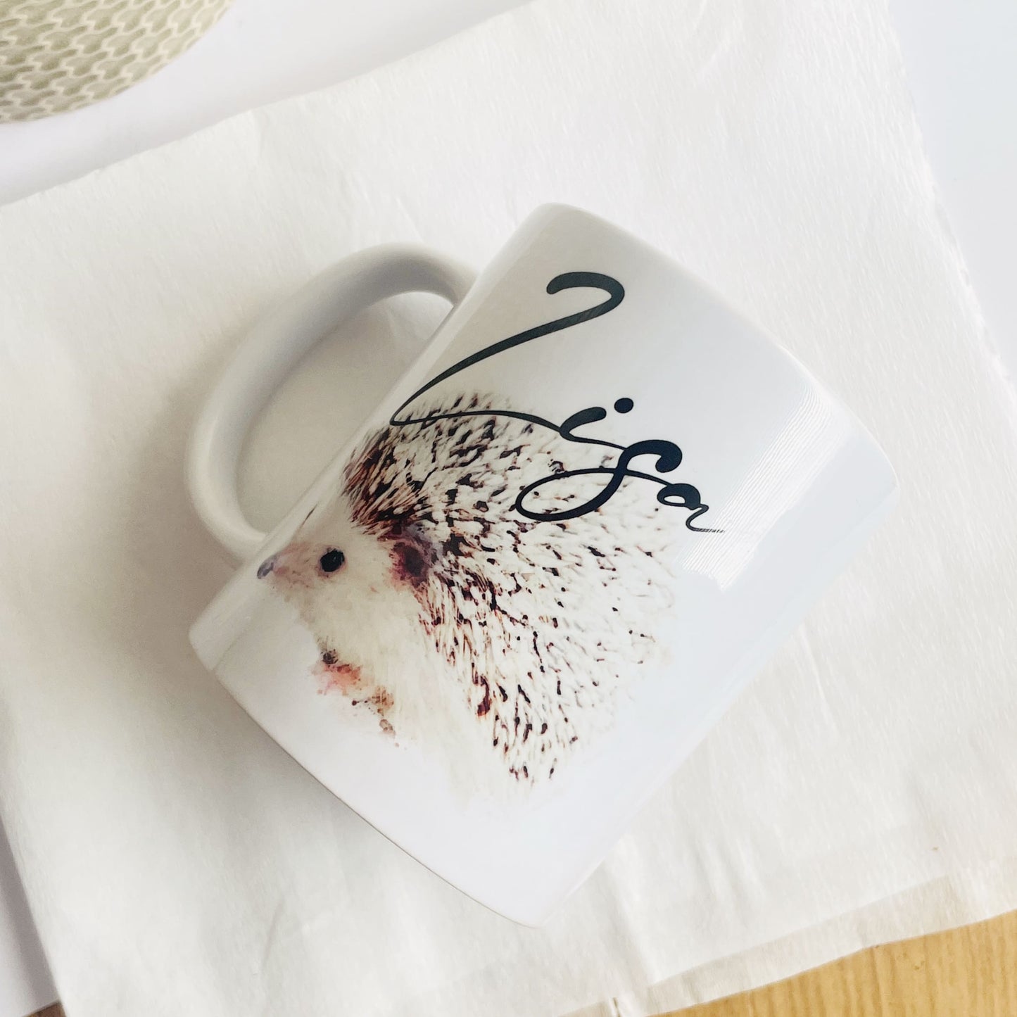 Custom Name Hedgehog Mug