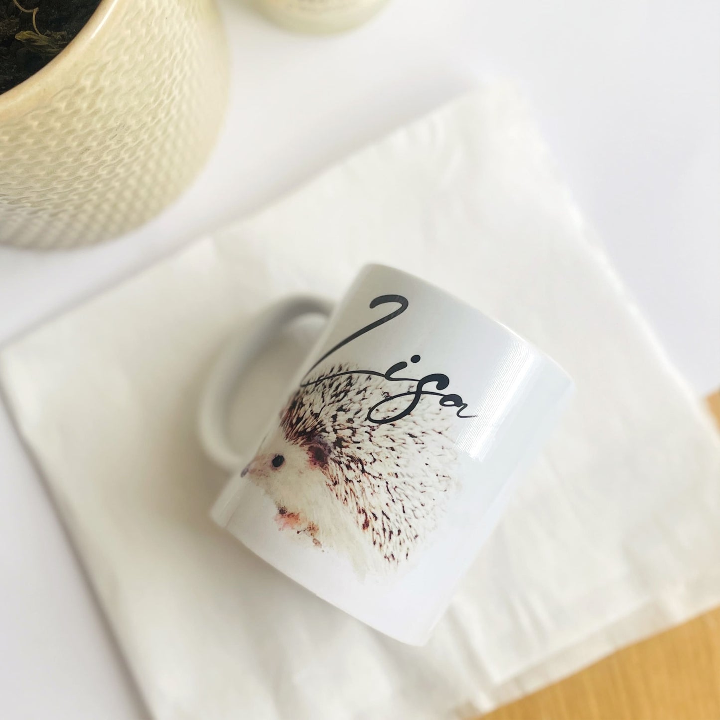 Custom Name Hedgehog Mug